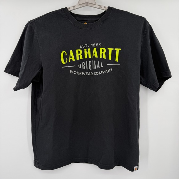 Carhartt Other - Carhartt Mens Black Graphic T-Shirt Original Fit Cotton Workwear Tee Large L